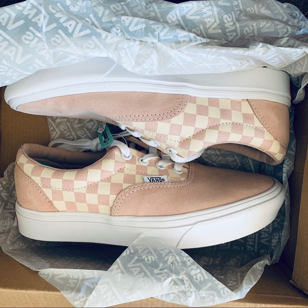 NEW vans comfycrush era pink checkerboard 6 / 6.5 - Picture 11 of 14